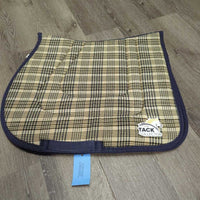 Thick Jumper Saddle Pad *vgc/gc, clean, stained underside, v.mnr hair, rubs, pills, older
