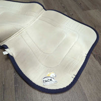 Thick Jumper Saddle Pad *vgc/gc, clean, stained underside, v.mnr hair, rubs, pills, older

