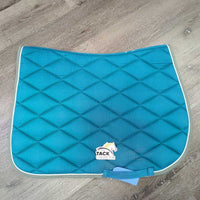 Thick Quilt Jumper Saddle Pad *gc, clean, faded, mnr rubs, pills, mnr stains

