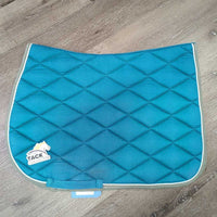 Thick Quilt Jumper Saddle Pad *gc, clean, faded, mnr rubs, pills, mnr stains
