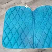 Thick Quilt Jumper Saddle Pad *gc, clean, faded, mnr rubs, pills, mnr stains
