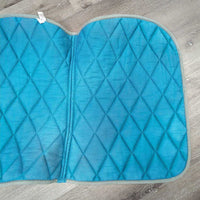 Thick Quilt Jumper Saddle Pad *gc, clean, faded, mnr rubs, pills, mnr stains
