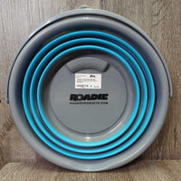 "Roadie" Collapsable Bucket, handle *xc/vgc, mnr dirt, scuffs
