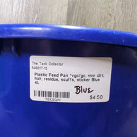 Plastic Feed Pan *vgc/gc, mnr dirt, hair, residue, scuffs, sticker
