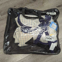 Mesh & Cotton Sheet, 2 legs, bag *gc/fair, No Neck, shrunk/puckers, clean, stains, discolored, faded, holes, hair, clumpy fleece
