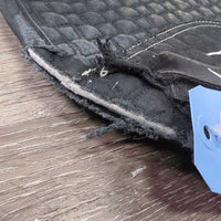 Non Slip Jumper Quilt Pad *fair, clean, v. faded, holey edges, hair, mnr pill, threads, unstitched, dry, crunchy
