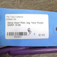 Metal Hoof Pick, tag *new
