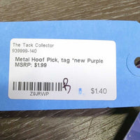 Metal Hoof Pick, tag *new
