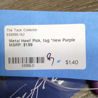 Metal Hoof Pick, tag *new
