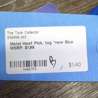 Metal Hoof Pick, tag *new
