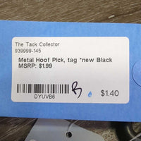 Metal Hoof Pick, tag *new
