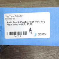 Soft Touch Plastic Hoof Pick, tag *new
