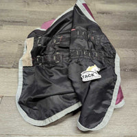 Rain Sheet, detach neck *gc/fair, clean, v.faded, 0 wpf or Legs, unstitched binding, snags, sm holes, snags & repairs
