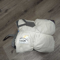 Soft Mesh Fly Sheet, Neck, belly attach, tail, 2 legs *gc/fair, repairs, stains?dirty, rubs, snags, pills, sm holes
