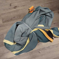 350 g Hvy Winter Blanket, attach neck *gc, NO legs, v.faded, clean, repairs, tears, fading, pills, rubs, snags, NO wpr
