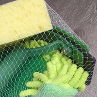 Squeaky Clean Kit; Sponge, Sweat Scraper, Mitt, Mesh Bag, Tag *new
