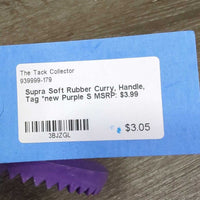 Soft Rubber Curry, Handle, Tag *new
