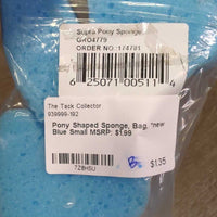 Pony Shaped Sponge, Bag, *new
