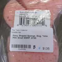 Pony Shaped Sponge, Bag, *new
