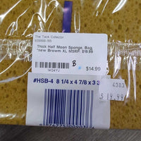 Thick Half Moon Sponge, Bag, *new
