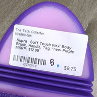 Soft Touch Flexi Body Brush, Handle, Tag, *new
