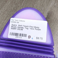 Soft Touch Flexi Body Brush, Handle, Tag, *new
