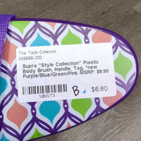 "Style Collection" Plastic Body Brush, Handle, Tag, *new
