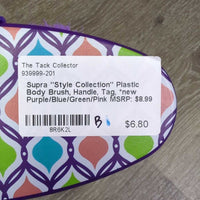 "Style Collection" Plastic Body Brush, Handle, Tag, *new
