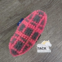 Checkered Bristle Body Brush, Handle, Tag, *new

