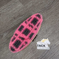 Checkered Bristle Body Brush, Handle, Tag, *new
