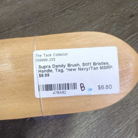 Dandy Brush, Stiff Bristles, Handle, Tag, *new
