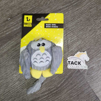 Dog Owl Toy, Squeaker, Tag, *new
