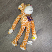 Dog Giraffe Toy, Squeakers, Tag, *new
