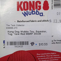 Dog Wubba Toy, Squeaker, Tag, *new
