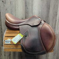 17.5" MW *5.25" Tech 1 Close Contact Saddle, Black Tech 1 Saddle Cover, Wool Flocking, Lg Front & Med Back Velcro Blocks, Flaps: 15" L x 13.5" W Serial #: 17" 22 03 1311 73 BMRO
