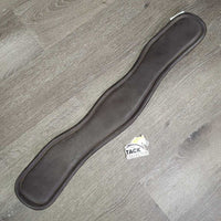 Thick Padded Short - Dressage Girth, D Ring *vgc, dirty, film, hairy seams & rubs
