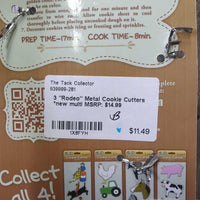 3 "Rodeo" Metal Cookie Cutters *new
