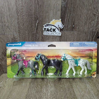 11 Pc 3 Horse Play Set #70683, Box *new
