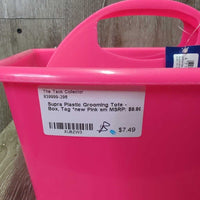 Plastic Grooming Tote - Box, Tag *new
