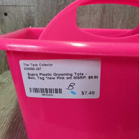 Plastic Grooming Tote - Box, Tag *new
