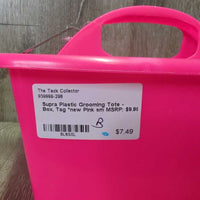 Plastic Grooming Tote - Box, Tag *new
