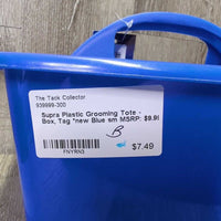 Plastic Grooming Tote - Box, Tag *new
