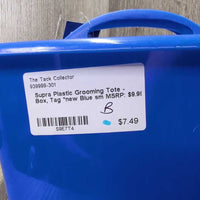 Plastic Grooming Tote - Box, Tag *new
