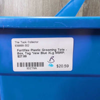 Plastic Grooming Tote - Box, Tag *new
