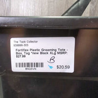 Plastic Grooming Tote - Box, Tag *new
