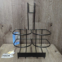 Stall Mount Metal/Wire Double Bottle Holder, tag *new
