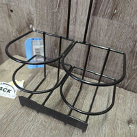Stall Mount Metal/Wire Double Bottle Holder, tag *new
