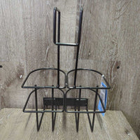 Stall Mount Metal/Wire Double Bottle Holder, tag *new
