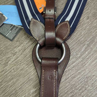 Elastic Breastplate, Running Martingale Attachment, Snaps, Tag *new
