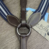 Elastic Breastplate, Running Martingale Attachment, Snaps, Tag *new
